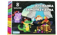 Szkolne artykuły papiernicze - Schemat Wycinanka Samoprzylepna A4 8 Kol. 0297 - miniaturka - grafika 1