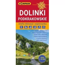 Wydawnictwo Compass Dolinki podkrakowskie. Mapa turystyczna, 1:25 000 praca zbiorowa