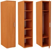 Regały - Szafa Bodo 1D4P Olcha Regał Z Półkami I Drążkiem - miniaturka - grafika 1