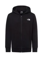 Kurtki męskie - The North Face Męska kurtka z kapturem Mężczyźni Bawełna czarny jednolity, M - miniaturka - grafika 1