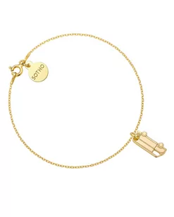 Złota bransoletka z kamperem - Bransoletki - miniaturka - grafika 1