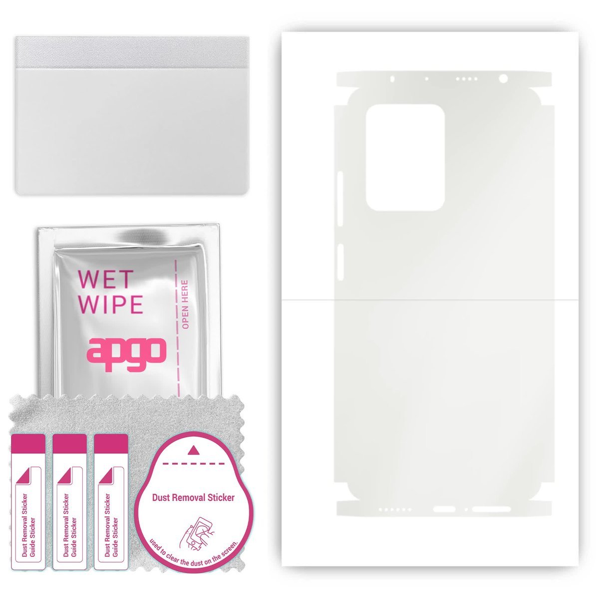 Folia hydrożelowa naklejka MATOWA na TYŁ+BOKI do Xiaomi Redmi Note 12 Pro Plus - apgo hydrogel MATTE