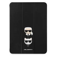 Etui do tabletów - Apple Karl Lagerfeld Etui na tablet Karl Lagerfeld Etui Karl Lagerfeld KLFC12OKCK iPad Pro 12.9 2021 5 generacji Book Cover czarny/black Saffiano Karl &amp;Choupette KLD755BLK - miniaturka - grafika 1