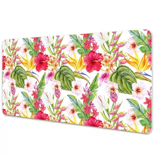 Podkładka na biurko Egzotyczny hibiskus 100x50 cm - Podkładki na biurko - miniaturka - grafika 1