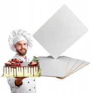 Dodatki do ciast w proszku - PODKŁAD POD TORT PROSTOKĄT 40x30 cm HDF PODKŁADKI SZTYWNY BEZZAPACHOWY - miniaturka - grafika 1