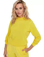 Bluzy damskie - ONLY Damska bluza Onldiana L/S Hood SWT Hooded, marakuja, S - miniaturka - grafika 1