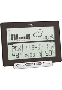TFA - Bezprzewodowa stacja pogodowa METEO SENS 35.1139.01 - czarna - Stacje pogodowe - miniaturka - grafika 1