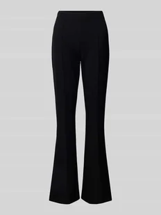 Spodnie dresowe o rozkloszowanym kroju z mieszanki wiskozy model ‘TOC’ - Spodnie damskie - miniaturka - grafika 1