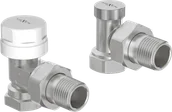 Zawory i kraniki - Mexen zawory grzejnikowe kątowe, nikiel - W913-012-01 - miniaturka - grafika 1