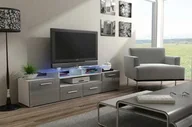 Szafki RTV - EVORA RTV FRONT SZARY POŁYSK  - miniaturka - grafika 1