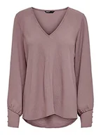 Bluzki damskie - ONLY Bluzka damska Onlmette Uma L/S Top Noos Wvn - miniaturka - grafika 1