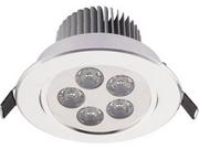 Oprawy, klosze i abażury - Nowodvorski Lampa podtynkowa Downlight LED 5 SILVER 6822 - miniaturka - grafika 1