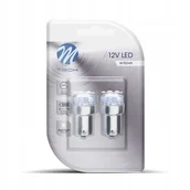 Żarówki samochodowe - Żarówka dioda BA15S 9 Led Biała 12V 5W LB033 - miniaturka - grafika 1