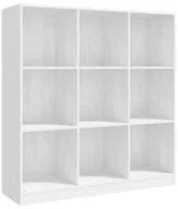 Regały - Biały drewniany regał w kształcie kwadratu F1-Z33 - miniaturka - grafika 1