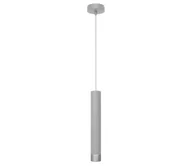 Lampy sufitowe - LED Żyrandol na lince TUBA 1xGU10/4,8W/230V szary/matowy chrom - miniaturka - grafika 1