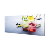 Dekoracje domu - Panel szklany + klej Koktajl malina cytryna 125x50 cm - miniaturka - grafika 1