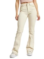 Spodnie damskie - ONLY OnlBlush Life Mid dżinsy damskie Flared, écru, (XS) W / 34L - miniaturka - grafika 1