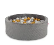 Suche baseny - Suchy basen minky H-30 cm z piłkami 300szt. - ciemnoszary - miniaturka - grafika 1