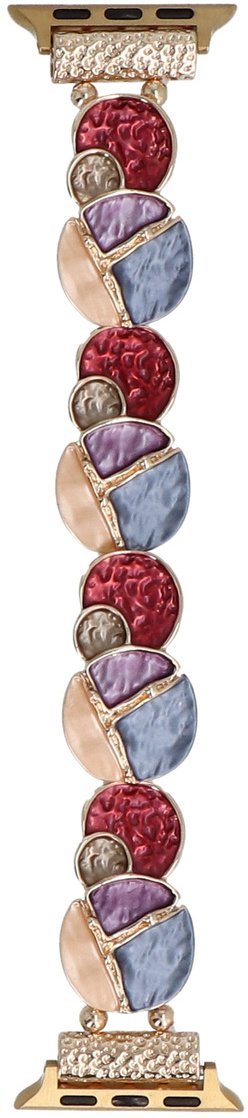 GlacierX bransoleta do smartwatcha Gleam Vintage Stretch Bracelet Lilac Garden do Apple Watch 38/40/41mm Wielokolorowa