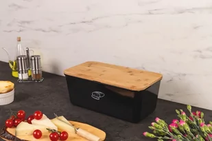 Kesper Chlebak z pokrywą schowek na pieczywo z dwustronną deską do krojenia 2w1 4000270580918 - Pojemniki kuchenne - miniaturka - grafika 1
