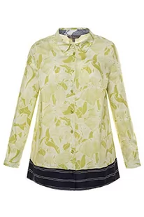 ULLA POPKEN Hemdbluse mit Floralem Print und Streifen Koszula damska, Zielony (jasnozielony 42)., 46 - Koszule damskie - miniaturka - grafika 1