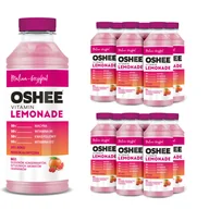 Soki i napoje niegazowane - 12x OSHEE Vitamin Lemonade malina - grejpfrut 555 ml - miniaturka - grafika 1