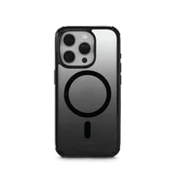 Etui i futerały do telefonów - Hama Etui na telefon komórkowy Extreme Protect do iPhone 15 Pro i MagSafe (D3O Bumper, odporne na uderzenia, upadki, nietłukące, magnetyczne etui do ładowania indukcyjnego, gradient kolorów), czarne - miniaturka - grafika 1
