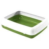 Kuwety dla kotów - Kuweta M limonkowa pussy 47 x 39 x 15 cm - miniaturka - grafika 1