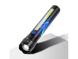 Latarka Turystyczna Klasyczna Czarna - Latarki - miniaturka - grafika 1