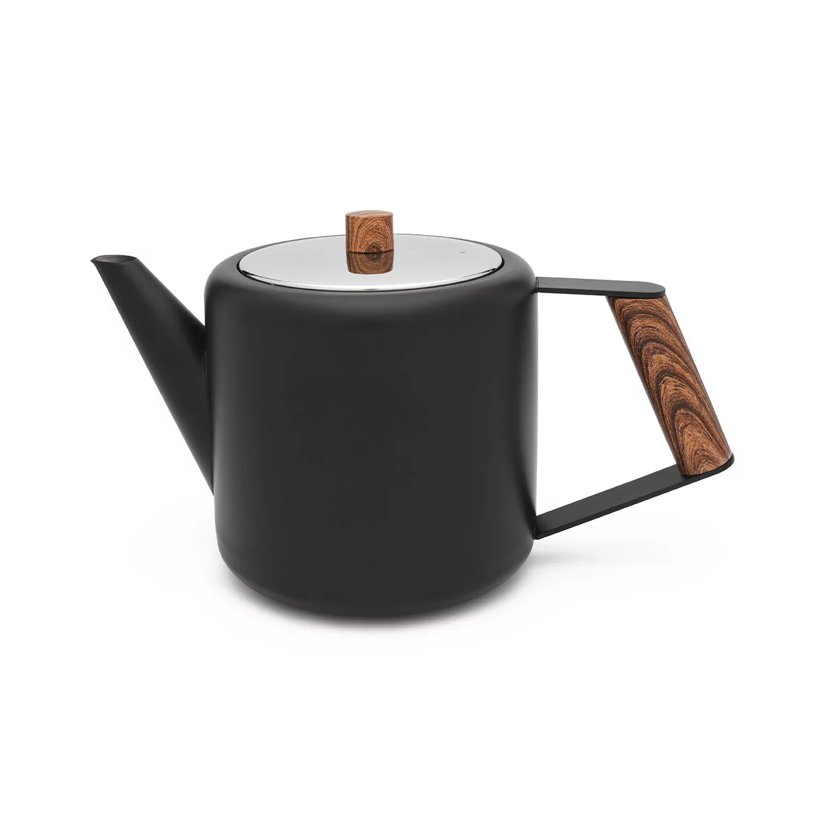 Dzbanek termiczny do herbaty Boston 1,1L - czarny mat / Bredemeijer