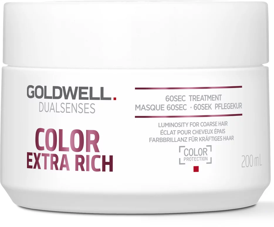 Goldwell Dualsenses Color Extra Rich, 60-sekundowa kuracja nabłyszczająca do włosów grubych i opornych, 200 ml