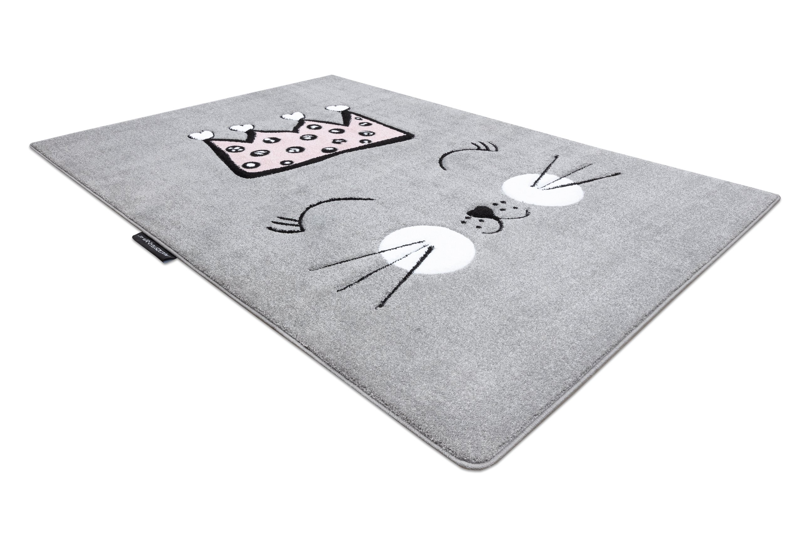Dywan PETIT CAT KOTEK KORONA szary 160x220 cm