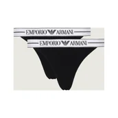 Majtki damskie - Emporio Armani Stringi 2-pack - miniaturka - grafika 1