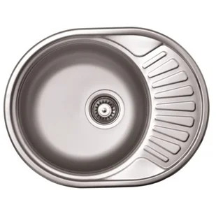 Genesis Ciklo 10 zlewozmywak 57x44 cm stal len 1123827 - Zlewozmywaki - miniaturka - grafika 1