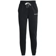 Spodnie sportowe damskie - Damskie spodnie dresowe Under Armour Essential Script Pant Rozmiar: M / Kolor: czarny - miniaturka - grafika 1