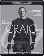 Filmy akcji Blu-Ray - 007 James Bond: The Daniel Craig Collection: Casino Royale / Quantum of Solace / Skyfall / Spectre / No Time to Die - miniaturka - grafika 1