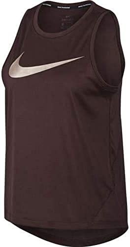 Nike Damska koszulka W Nk Miler Hbr1 El Dorado/odblaskowe srebro S