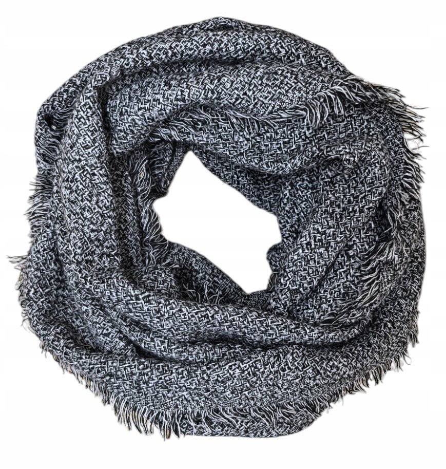 OVS MELANŻOWY DUŻY KOMIN DAMSKI TUBA JESIEŃ / ZIMA ROZM. UNIWERSALNY