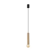 Lampy sufitowe - Nowodvorski Nowoczesna lampa wisząca BATON SOLID BRASS M zwis wys. 130cm mosiądz 7851 - miniaturka - grafika 1