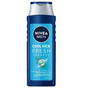 Szampony dla mężczyzn - Nivea Hair Care Szampon COOL MENTOL for men 400ml - miniaturka - grafika 1