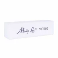 Akcesoria do paznokci - Molly Lac Bloczek blok polerski MollyLac 100/100 Premium 1 szt - miniaturka - grafika 1