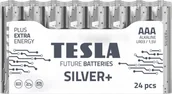 Baterie i akcesoria - Tesla BATERIA TESLA SILVER+ AAA LR3 /10 old - miniaturka - grafika 1
