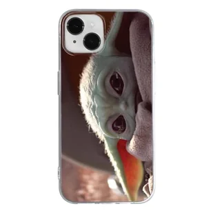 ERT GROUP etui na telefon Apple Iphone 14 PLUS, case oryginalny i oficjalnie licencjonowany przez Star Wars, wzór Baby Yoda 021, optymalnie dopasowane, plecki z TPU - Etui i futerały do telefonów - miniaturka - grafika 1
