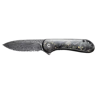 Nóż Składany Civivi Elementum C907C-Ds1 Shredded Carbon Fiber / Golden  Black - Noże - miniaturka - grafika 1
