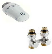 Akcesoria grzewcze - Basic Zestaw przyłączeniowy ze stożkami - wersja prosta 3/4"x3/4" - C093100203 - miniaturka - grafika 1