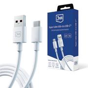 Kable - 3MK Hyper Cable USB-A to USB-C 5A 60W 1.2m biały/white - miniaturka - grafika 1