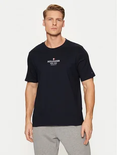 Tommy Hilfiger T-Shirt MW0MW38980 Granatowy Regular Fit - Koszulki męskie - miniaturka - grafika 1
