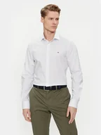 Koszule męskie - Tommy Hilfiger Koszula MW0MW34629 Niebieski Slim Fit - miniaturka - grafika 1