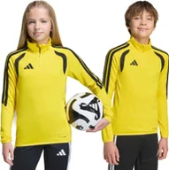 Bluzy damskie - Bluza dla dzieci adidas Tiro 26 League Training Top żółto-czarna JY7158 128cm - miniaturka - grafika 1