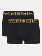 Majtki męskie - Versace Komplet 2 par bokserek AU10181 Czarny - miniaturka - grafika 1